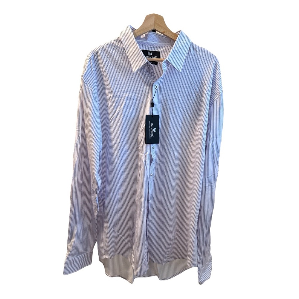 Buttercloth Vintage Space Striped Dress Shirt